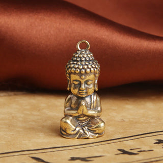 Buddha Gift Buddha Compassion Copper Keychain Pendant Decoration