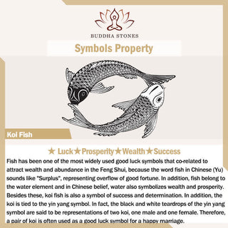 Buddha Gift Luck Koi Fish Wealth Prosperity Ring
