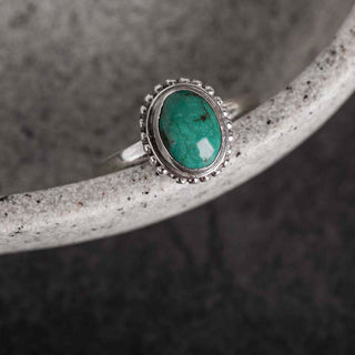 Buddha Gift 925 Sterling Silver Turquoise Wisdom Love Ring