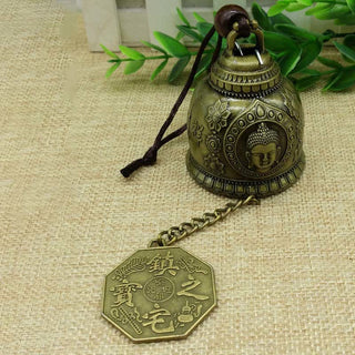 Buddha Gift Feng Shui Buddha Koi Fish Dragon Elephant Wind Chime Bell Luck Wall Hanging Decoration