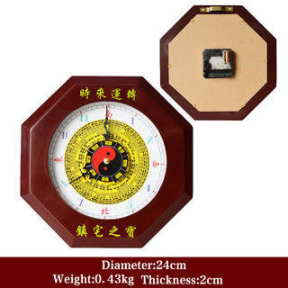 Buddha Gift Feng Shui Bagua Map Balance Energy Map Wall Clock