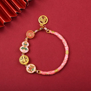 Buddha Gift Tibetan Gourd Fortune Happiness Lion Wealth Luck Bracelet