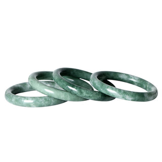 Buddha Gift Natural Jade Luck Abundance Bangle Bracelet