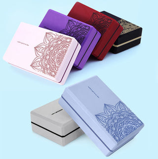 Buddha Gift Tibetan Mandala Mindful Soft Non-Slip Foam Yoga Block