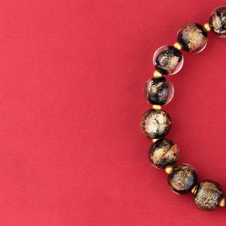 Buddha Gift Tibet Om Mani Padme Hum Fu Character Gourd Charm Lotus Liuli Glass Bead Luck Bracelet