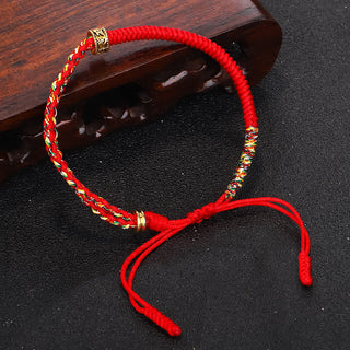 Buddha Gift Om Mani Padme Hum Protection Luck String Bracelet
