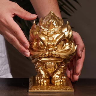Buddha Gift Lion Statue Strength Resin Home Office Decoration