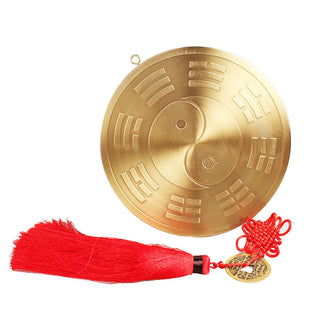 Buddha Gift Feng Shui Bagua Map Copper Coin Chinese Knotting Balance Energy Map