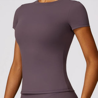 Buddha Gift Women Short Sleeve T-Shirt Top High Waist Leggings Pants For Sports Yoga