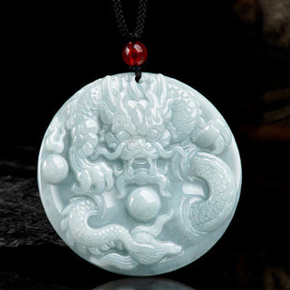 ❗❗❗A Flash Sale- Buddha Gift Chinese Zodiac Dragon Jade Success Amulet String Necklace