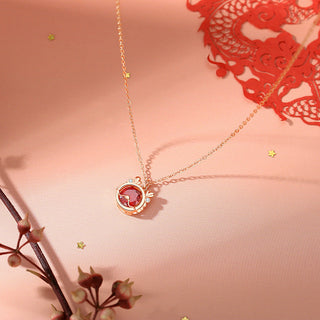 Buddha Gift 925 Sterling Silver Year Of The Dragon Luck Red Zircon Necklace Pendant Bracelet Earrings Ring (Extra 30% Off | USE CODE: FS30)