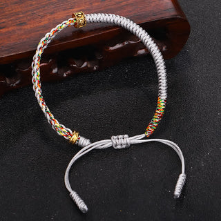 Buddha Gift Om Mani Padme Hum Protection Luck String Bracelet
