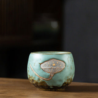 Buddha Gift Lotus Pod Engraved Teacup Kung Fu Tea Cup