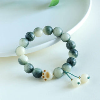 Buddha Gift Bodhi Seed Om Mani Padme Hum Carved Harmony Bracelet