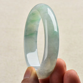 Buddha Gift Natural Jade Luck Healing Prosperity Bangle Bracelet