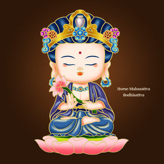 Buddha Gift Chinese Zodiac Natal Buddha Blessing Wealth Fortune Fridge Phone Sticker