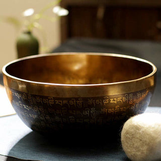 Buddha Gift Sutra Singing Bowl Handcrafted for Healing and Meditation Positive Energy Sound Bowl Set