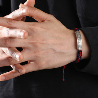 Buddha Gift 925 Sterling Silver Peace Amulet Protection Bracelet