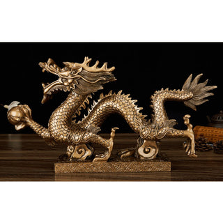 Buddha Gift Feng Shui Dragon Auspicious Cloud Wealth Luck Decoration