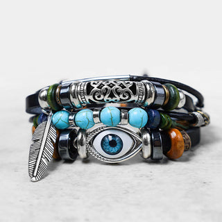Buddha Gift Tibetan Turquoise Evil Eye Purification Bracelet