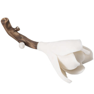 Buddha Gift Gardenia Flower Pattern Ceramic Healing Incense Burner Decoration