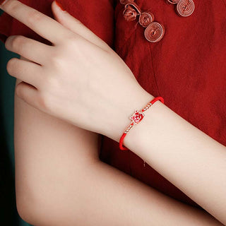 Buddha Gift 12 Chinese Zodiac Lucky Red String Bracelet