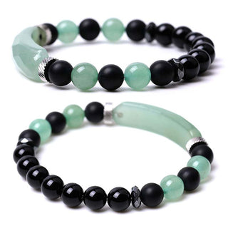 Buddha Gift Natural Crystal Blue Aventurine Healing Bracelet