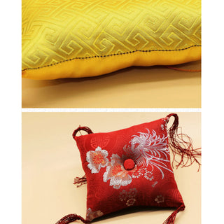 Buddha Gift Tibetan Singing Bowl Cushion Decoration with Tassel Decoration