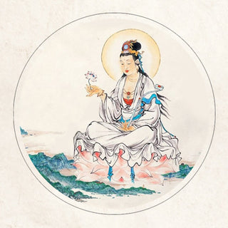 Buddha Gift Ebony Wood Rosewood Buddha Avalokitesvara Om Mani Padme Hum Balance Car Key Chain Decoration