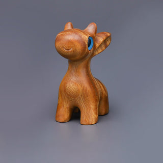 Buddha Gift Green Sandalwood Mini Cute Animal Rabbit Cat Deer Whale Prosperity Phone Hanging Decorations