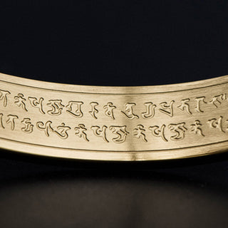 Buddha Gift Shurangama Mantra Engraving Titanium Steel Blessing Bracelet