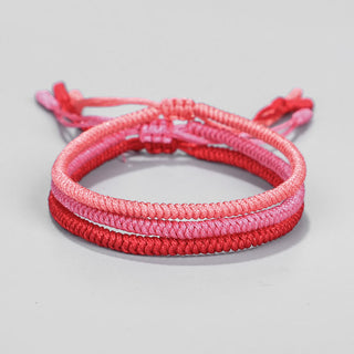 Buddha Gift Tibetan 3Pcs King Kong Knot Protection Braided Bracelet