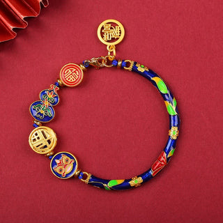 Buddha Gift Tibetan Gourd Fortune Happiness Lion Wealth Luck Bracelet