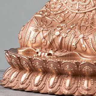 Buddha Gift Shakyamuni Figurine Compassion Handmade Copper Statue Decoration