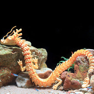 Buddha Gift Feng Shui Dragon Luminous 3D Printed Dragon Luck Success Home Decoration