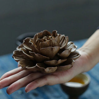 Buddha Gift Tibetan Backflow Lotus Meditation Incense Burner