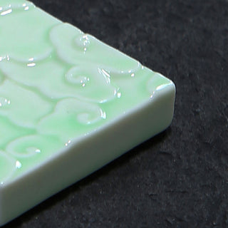 Buddha Gift Mini Auspicious Clouds Design Healing Stick Ceramic Small Incense Burner Decoration