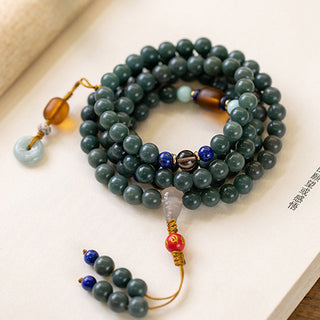 Buddha Gift 108 Beads Bodhi Seed Blessing Meditation Bracelet Mala