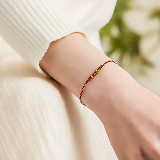 Buddha Gift Handcrafted Koi Fish Wealth Prosperity Braided Rope Bracelet