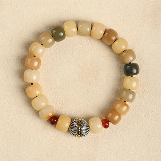 Buddha Gift Natural Bodhi Seed The Lord of the Corpse Forest Om Mani Padme Hum Wisdom Bracelet