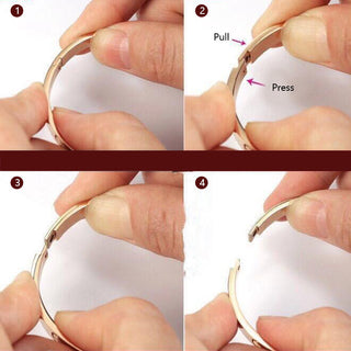 Buddha Gift Titanium Steel Blessing Bracelet Bangle