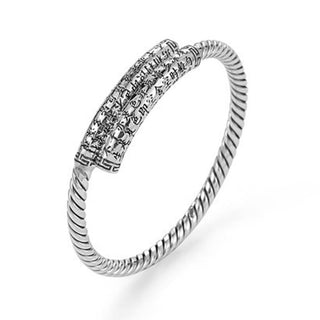 Buddha Gift Tibetan Heart Sutra White Copper Charm Bracelet