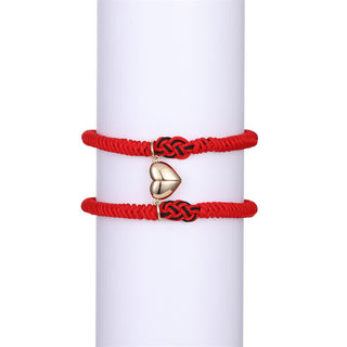 Buddha Gift 2Pcs Tibetan Luck Chinese Knot Protection String Bracelet