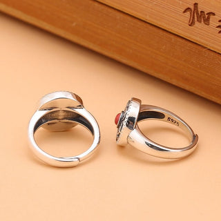 Buddha Gift Tibetan Om Mani Padme Hum Peace Rotatable Ring