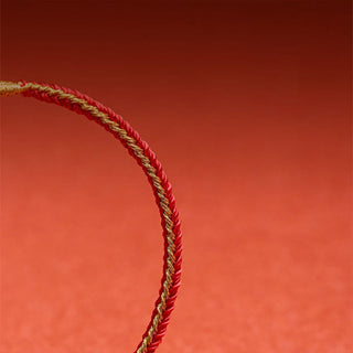 Buddha Gift Handmade Chinese Zodiac Rabbit Rooster Rat Horse Dragon Protection Braid String Bracelet