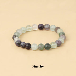 Buddha Gift Natural Stone Quartz Healing Beads Bracelet