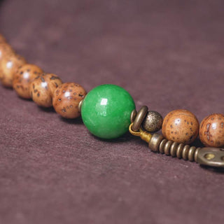Buddha Gift 108 Mala Beads Bodhi Seed Wisdom Peace Tassel Bracelet