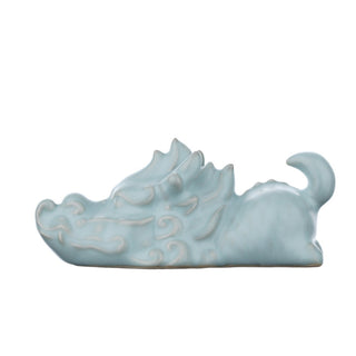 Buddha Gift Year Of The Dragon Luck Ceramic Tea Pet Home Figurine Decoration