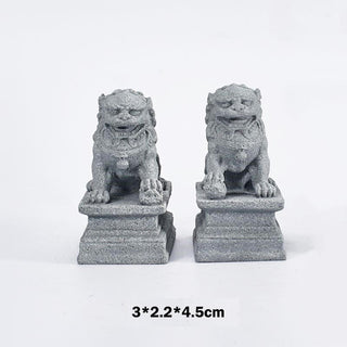 Buddha Gift Lion Fu Foo Dogs Elephant Ward Off Evil Blessing Home Decoration