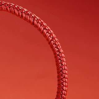 Buddha Gift 925 Sterling Silver Koi Fish Charm Wealth Success Braided Bracelet